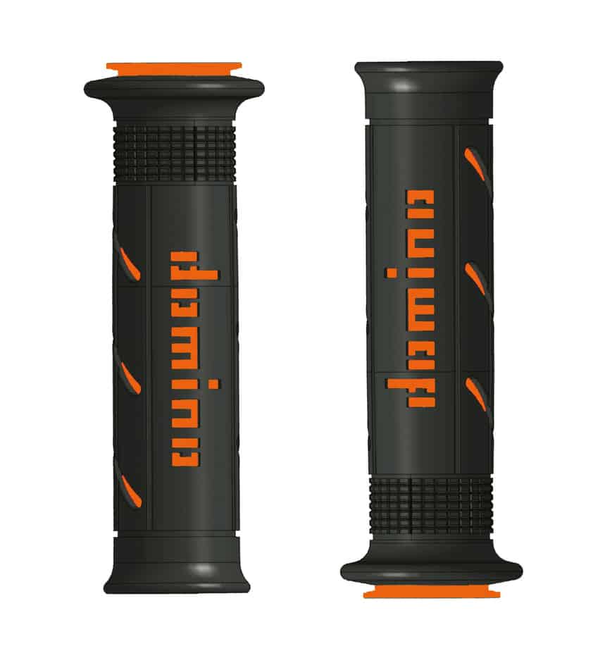 Domino XM2 Quick Action Throttle with Black/Orange Grips - Image 2