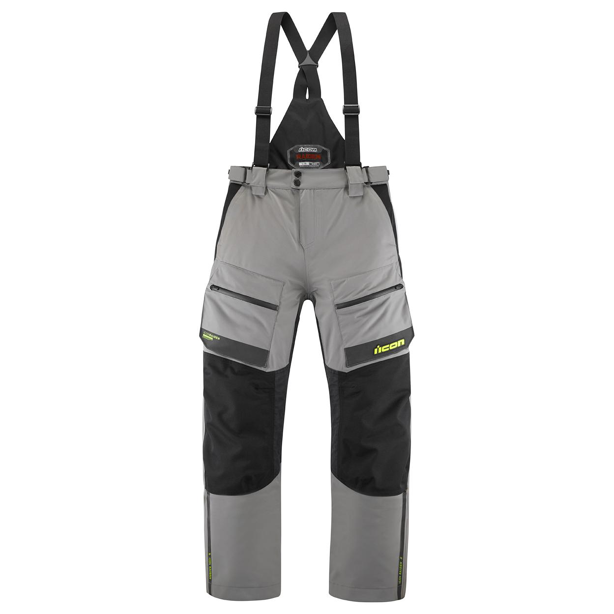 Icon Raiden Pants Grey Hi Vis