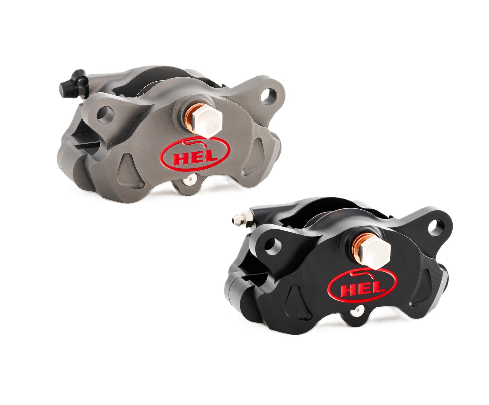 hel 84mm solid billet 2 piston rear axial brake caliper