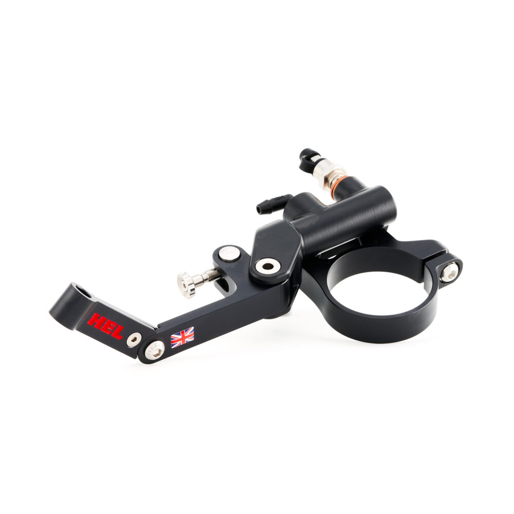 HEL Solid Billet Fork Mounted Adjustable Rear Thumb Brake | DR Bikes