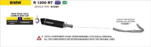 bmw r1200rt 2014 2015 2016 arrow exhaust