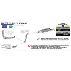 Yamaha-YZF-R1-2007-2008-Arrow-Exhaust