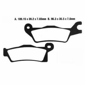 Can Am (Brp) OUTLANDER 650 EFI 4X4 2013-2022 Moto Master Brake Pad Nitro 098921