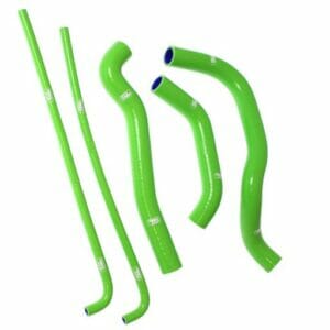 Kawasaki KLR 650 A Full Hose Kit includes Overflows 1987-2007 5 Piece Samco Sport Silicone Radiator Coolant Hose Kit
