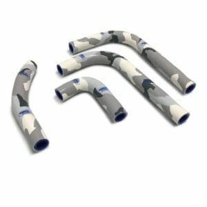 Kawasaki KX 250 F OEM Design 2017-2019 4 Piece Samco Sport Silicone Radiator Coolant Hose Kit