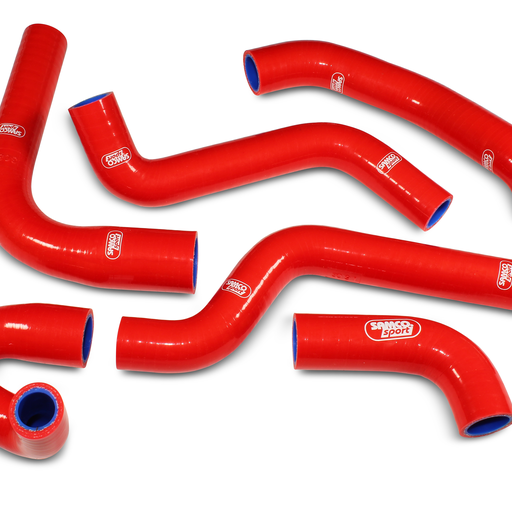 Yamaha SZR 660 4SU 1995-1998 6 Piece Samco Sport Silicone Radiator Coolant Hose Kit