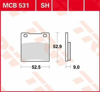 Brake Pads For Kawasaki ZRX 1100/1200, ZX-12R, ZX-7R - Sintered Metal Front & Rear Set (MC0079) - View #13