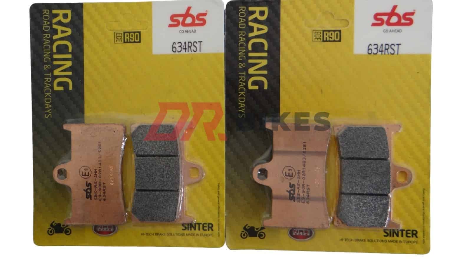 thumbnail image 2 of SBS Dual Carbon Front Brake Pads 634DC For Yamaha YZF R6 600 1999-2025 - Race & Track 2 of 2