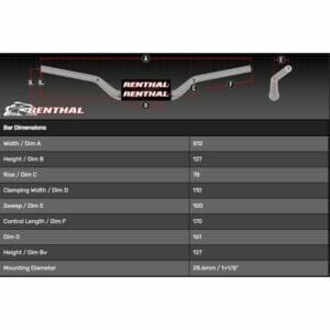 renthal handlebars 834 01 bk