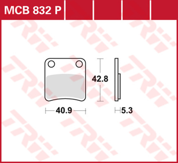 honda crf 1100 l abs 2021 trw ceramic brake pads mcb832p