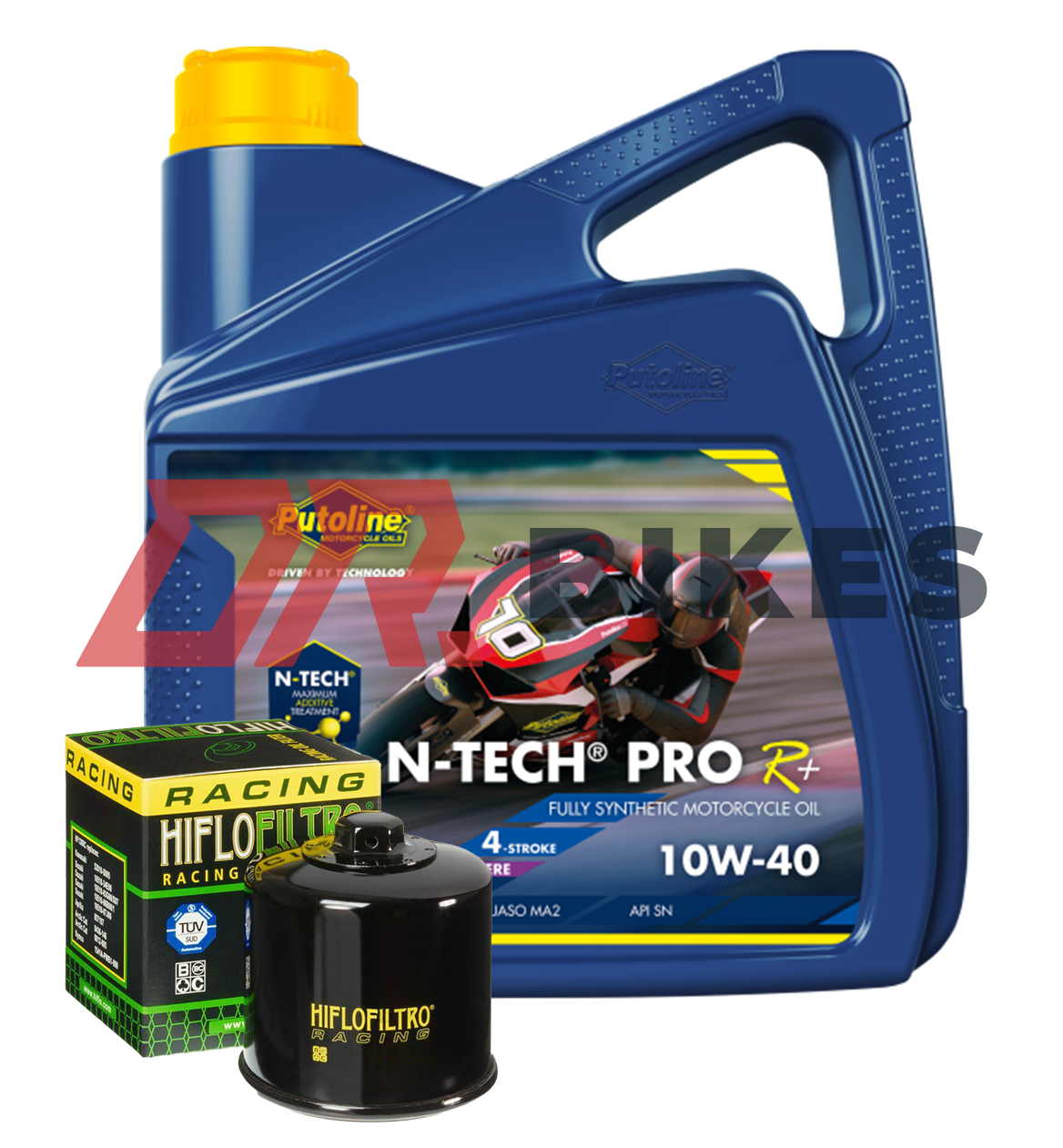 その他 n Kawasaki ZX-11/ZZR1100 Putoline N-Tech Pro R+ 10W40 + Race Oil