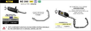 ktm rc 390 2015 2016 arrow exhaust (copy)