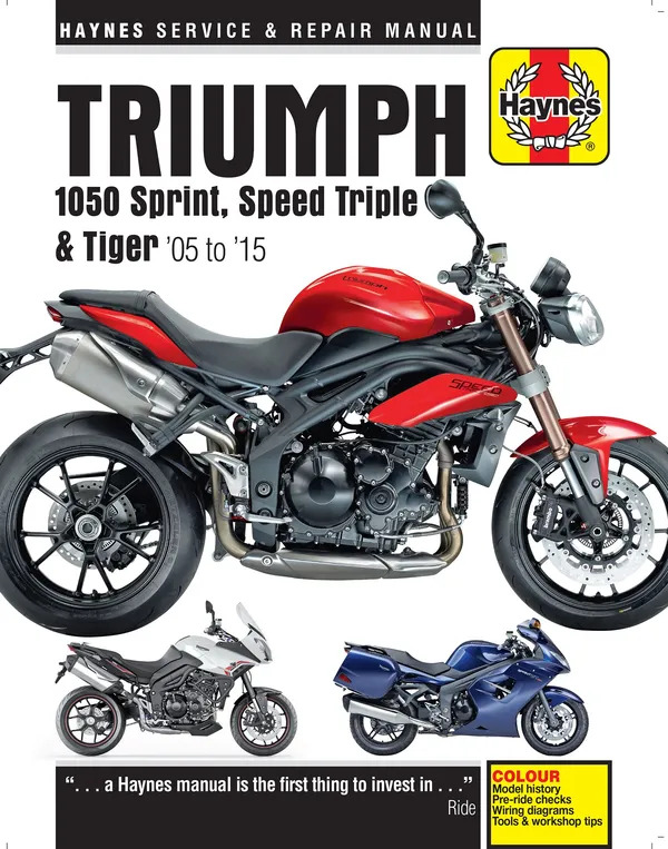 triumph sprint 1050 gt abs 2011 2015 haynes manual