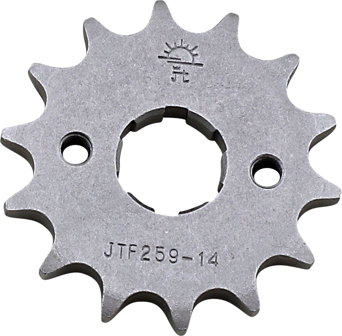 Honda CG 125 W 1998-2000 JT Silver Front Sprocket 14T 428 JTF259