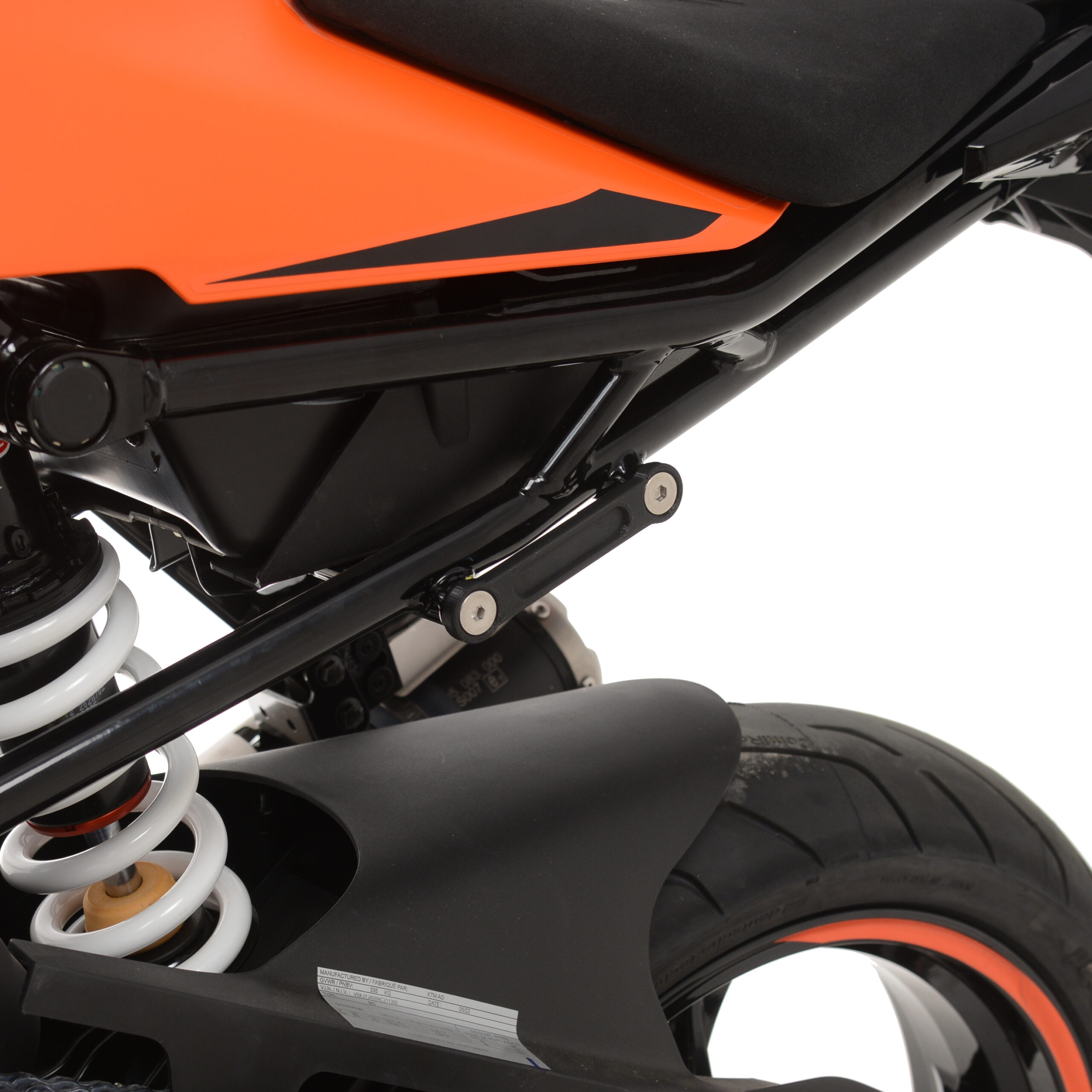 KTM RC 125 2022-2023 R&G Blanking Plates BLP0127BK