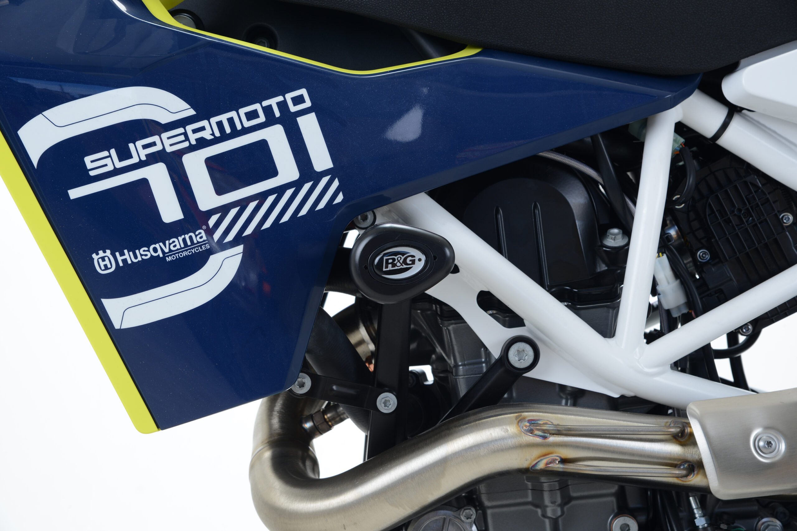 KTM 690 SMCR 2019-2020 R&G Crash Protectors CP0404BL