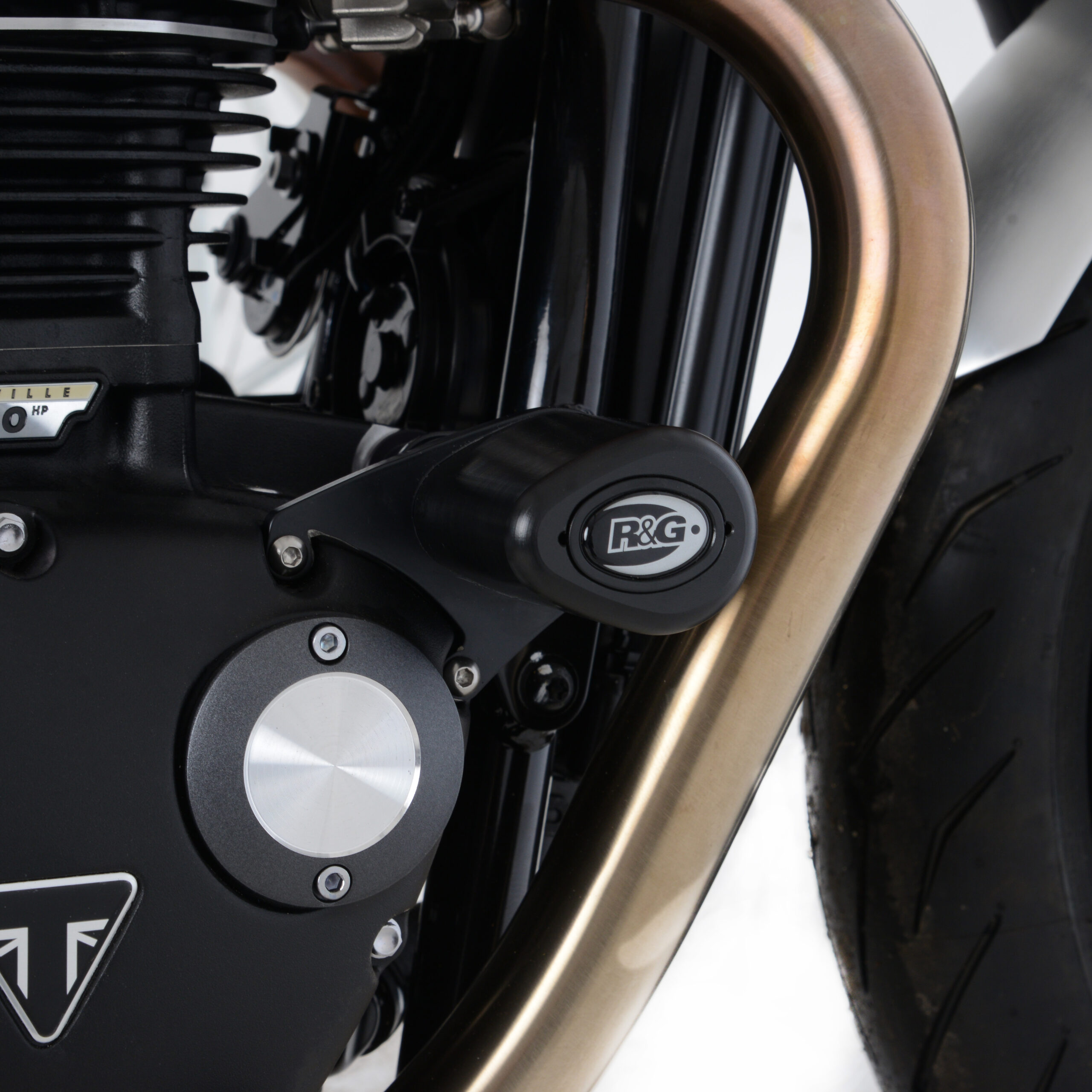 Triumph Speed Twin 1200 2019-2020 R&G Crash Protectors CP0484BL