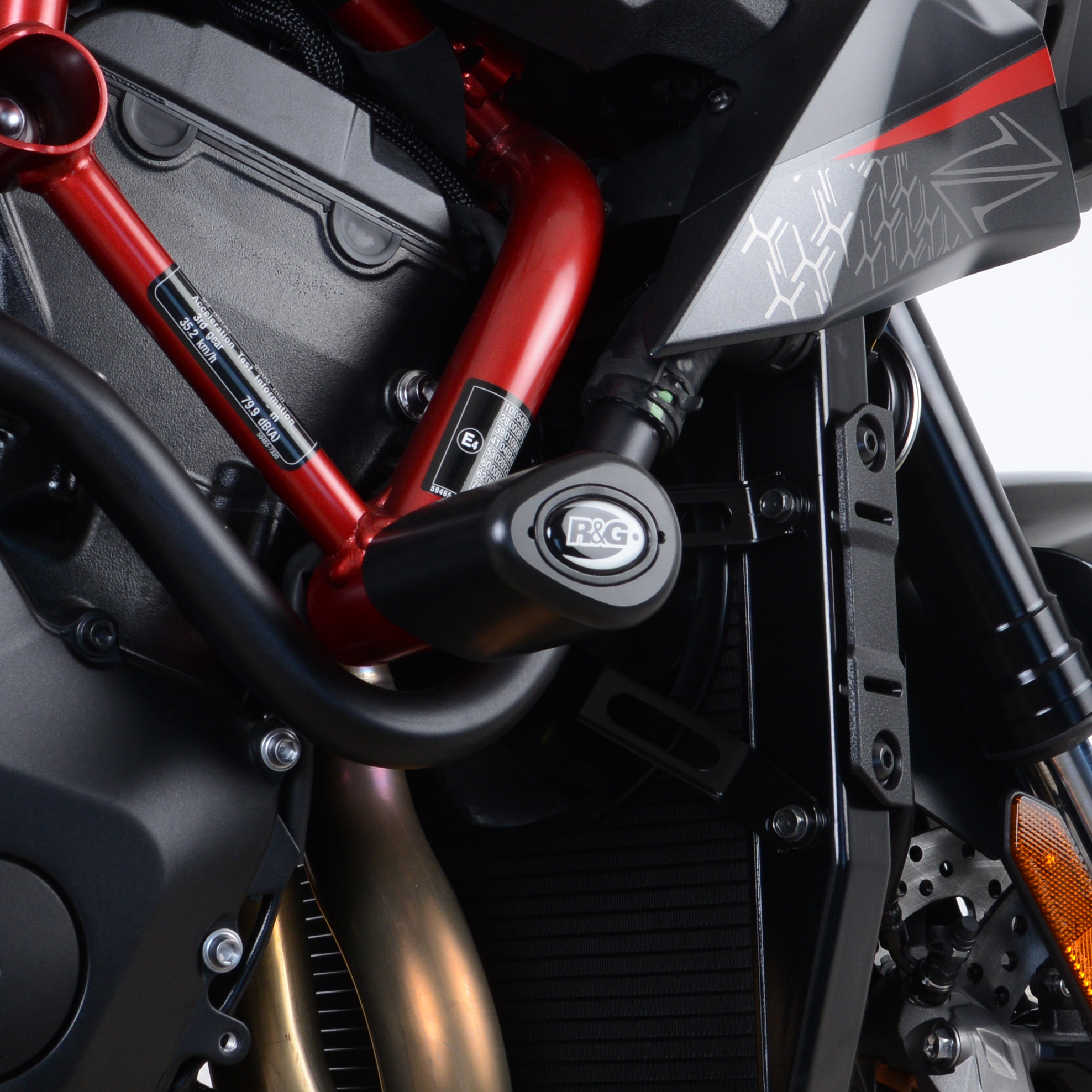 Kawasaki ZH2 2020-2023 R&G Crash Protectors CP0489BL