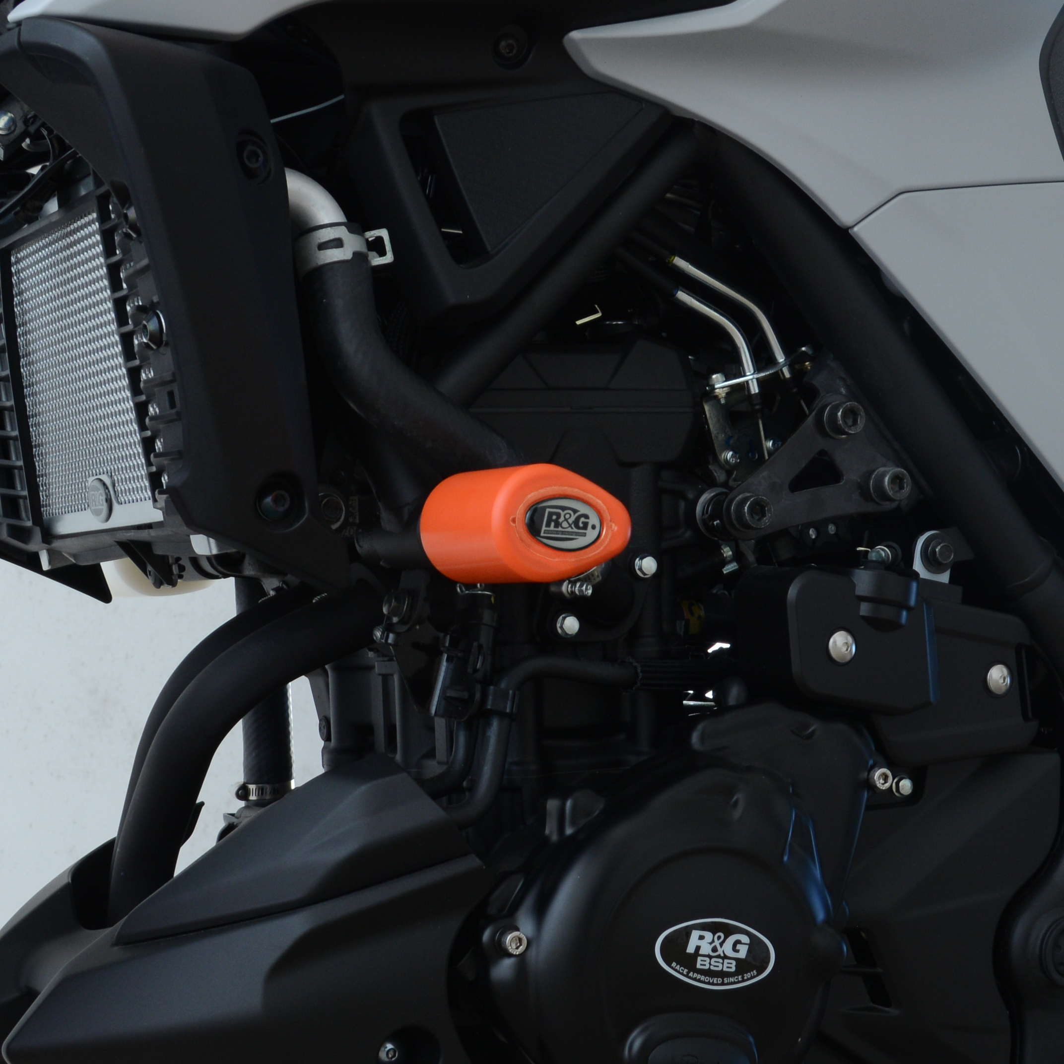 Yamaha MT-03 2016-2023 R&G Crash Protectors CP0507OR
