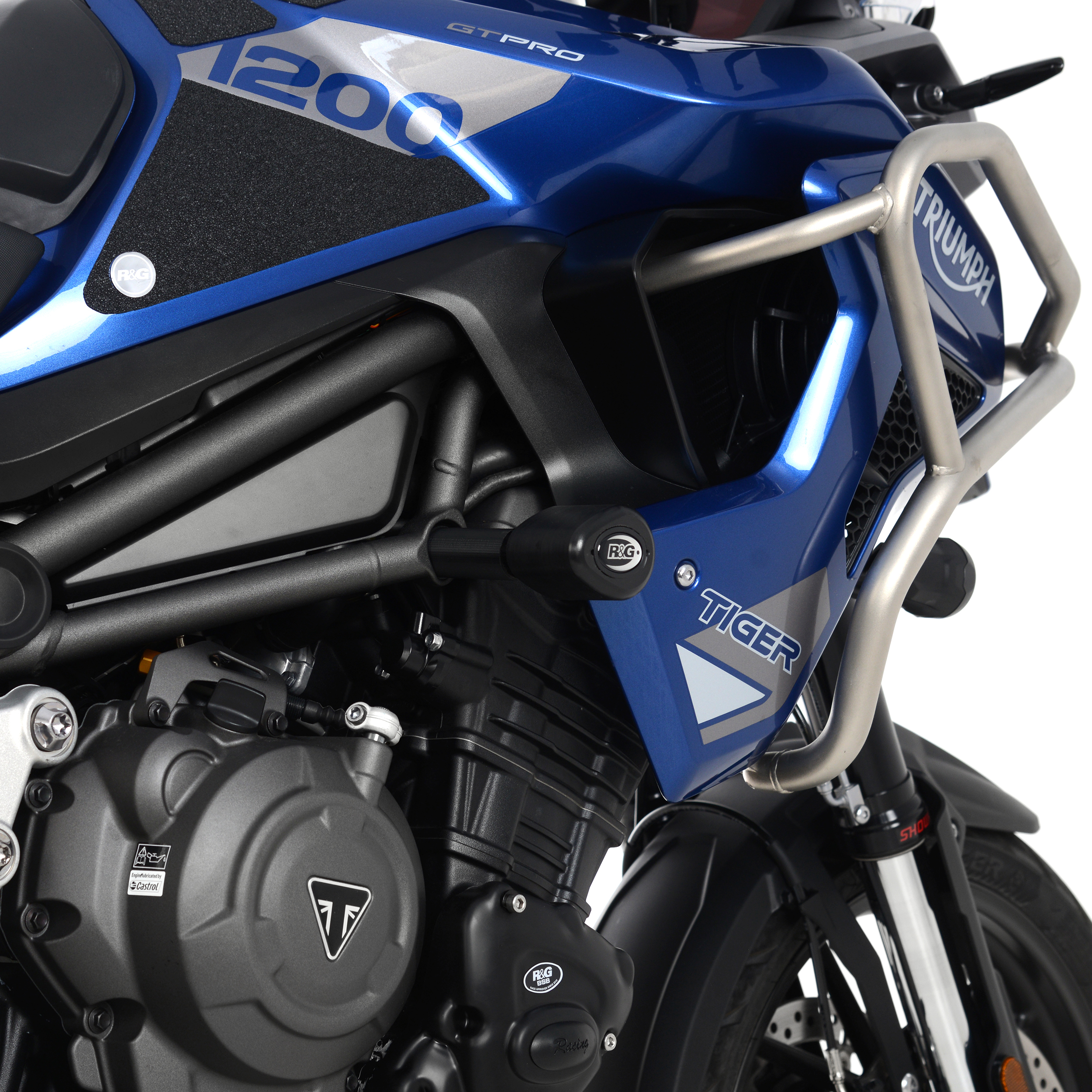 Triumph Tiger 1200 GT 2022 R&G Crash Protectors CP0545BL