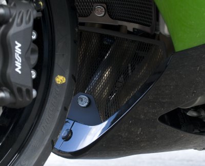 Kawasaki ZZR1400 (ZX-14) 2006-2019 R&G Downpipe Grilles DG0007BK