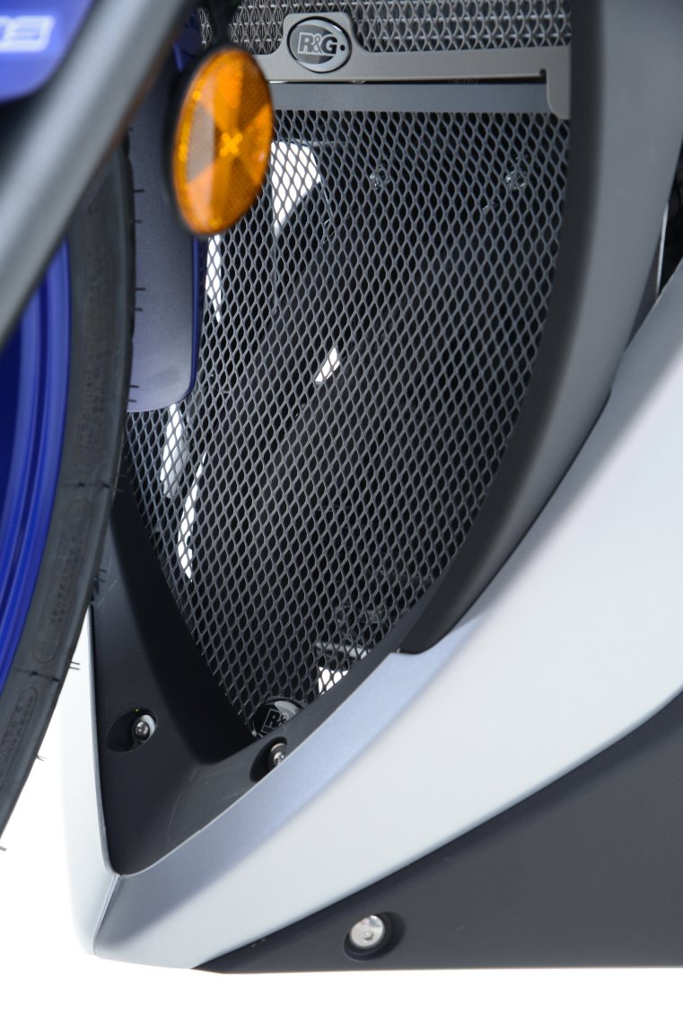 Yamaha YZF-R25 2014-2018 R&G Downpipe Grilles DG0019BK