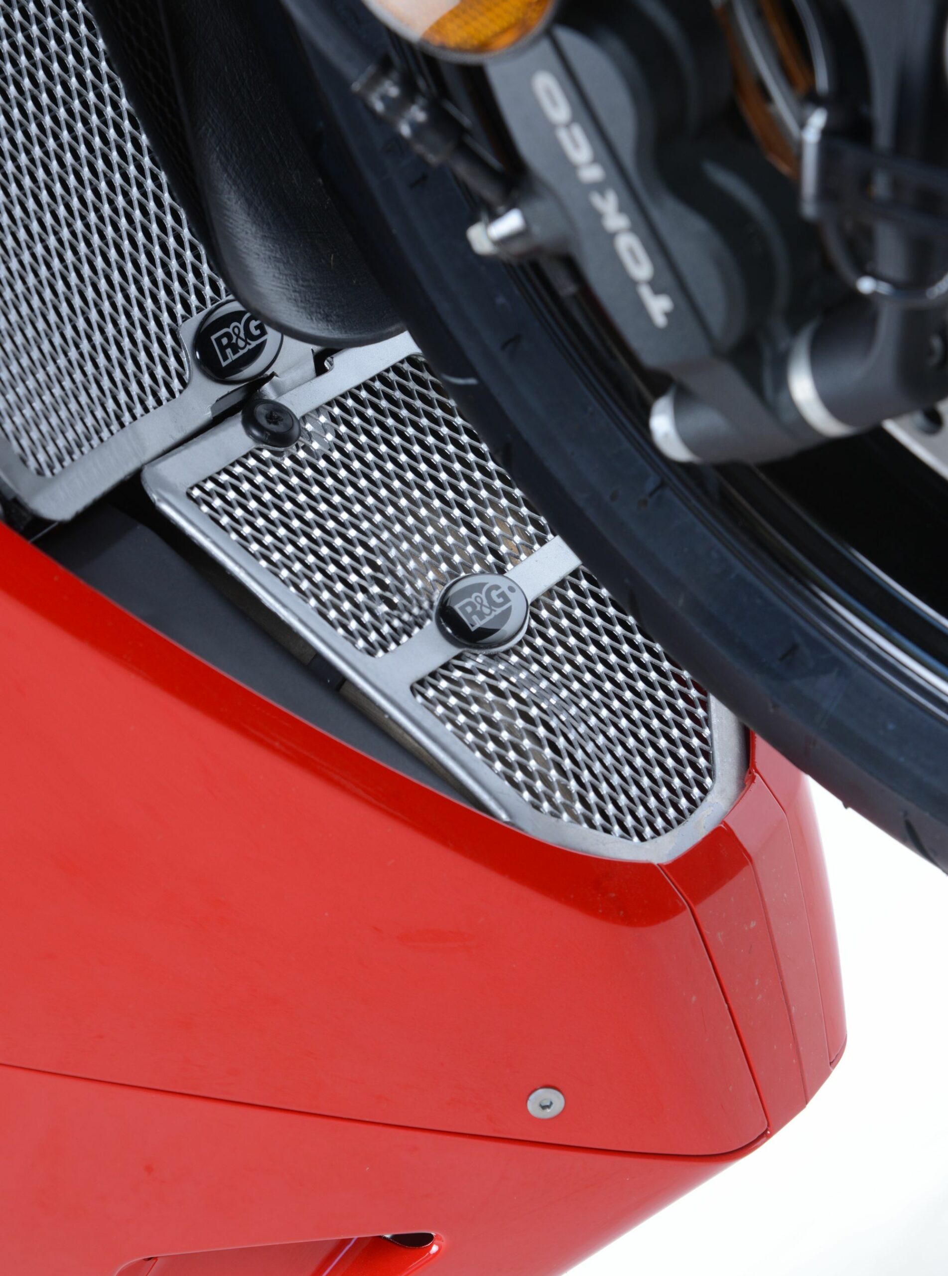 Honda CBR1000RR Fireblade 2017-2019 R&G Downpipe Grilles DG0022BK