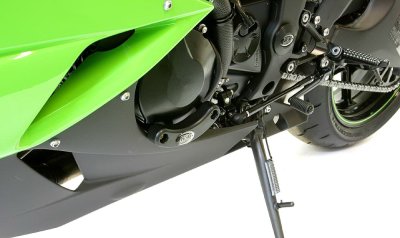 Kawasaki ZX6-R 2009 R&G Engine Case Slider ECS0047BK