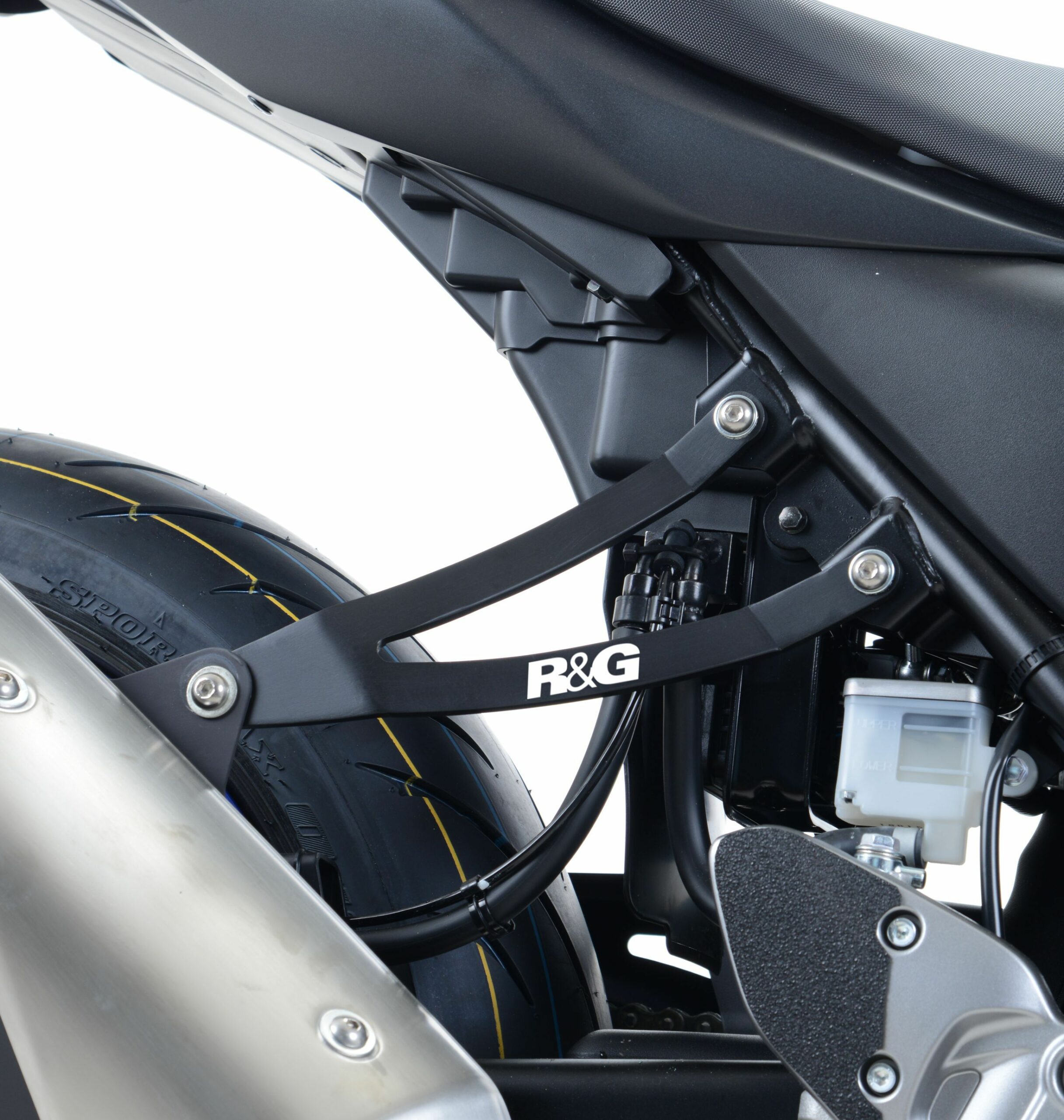 Suzuki SV650 Unfaired 2018-2019 R&G Exhaust Hangers EH0071BKA