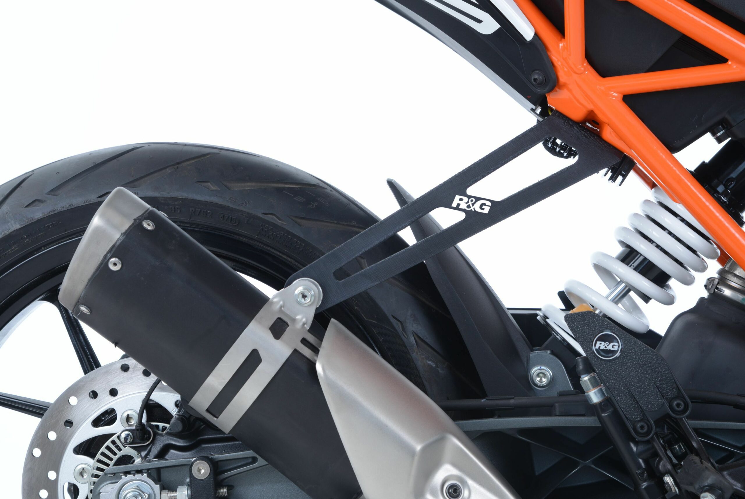 KTM 125 Duke 2017-2023 R&G Exhaust Hangers EH0079BKA