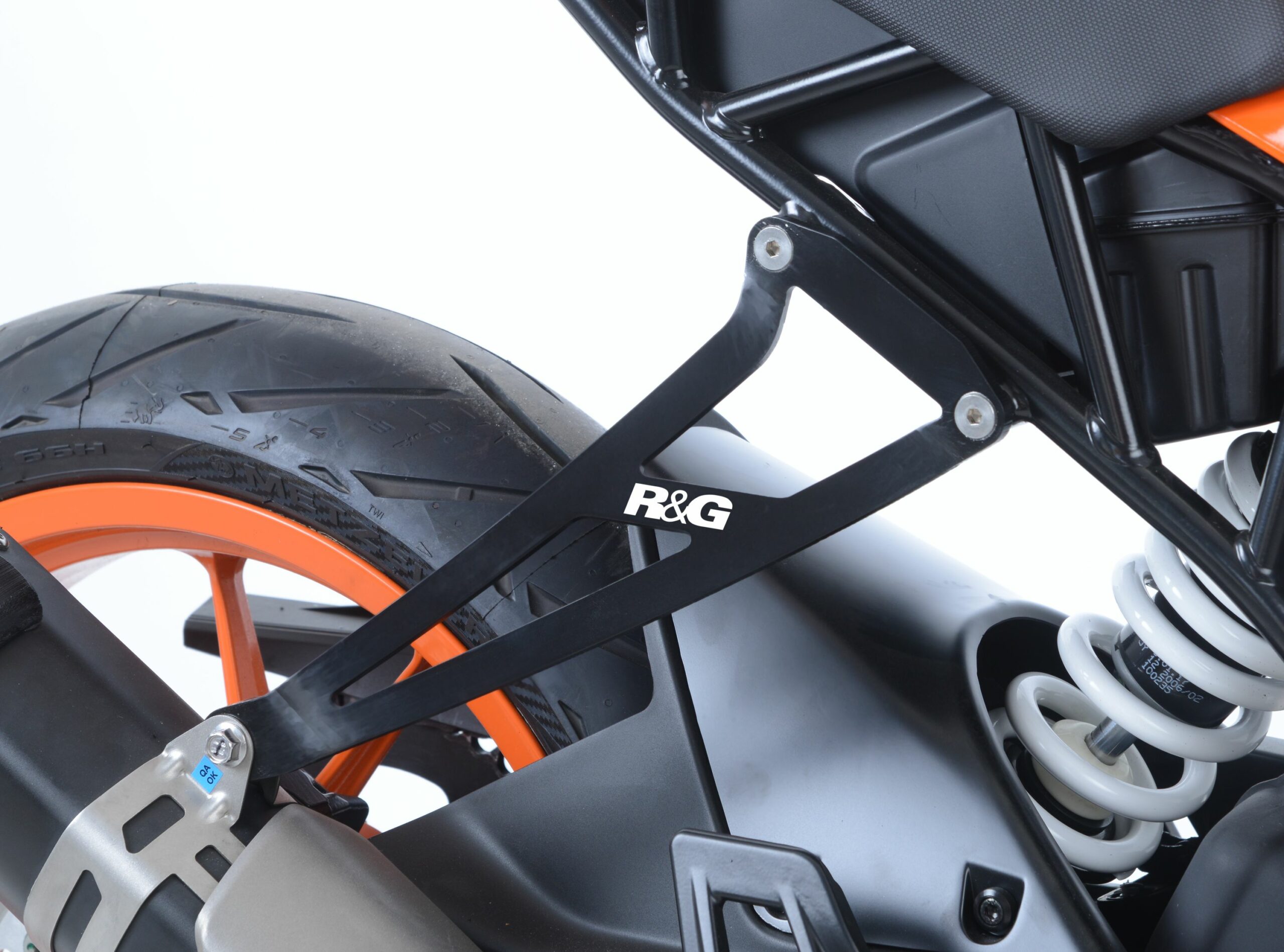 KTM RC 125 2016 R&G Exhaust Hangers EH0080BK