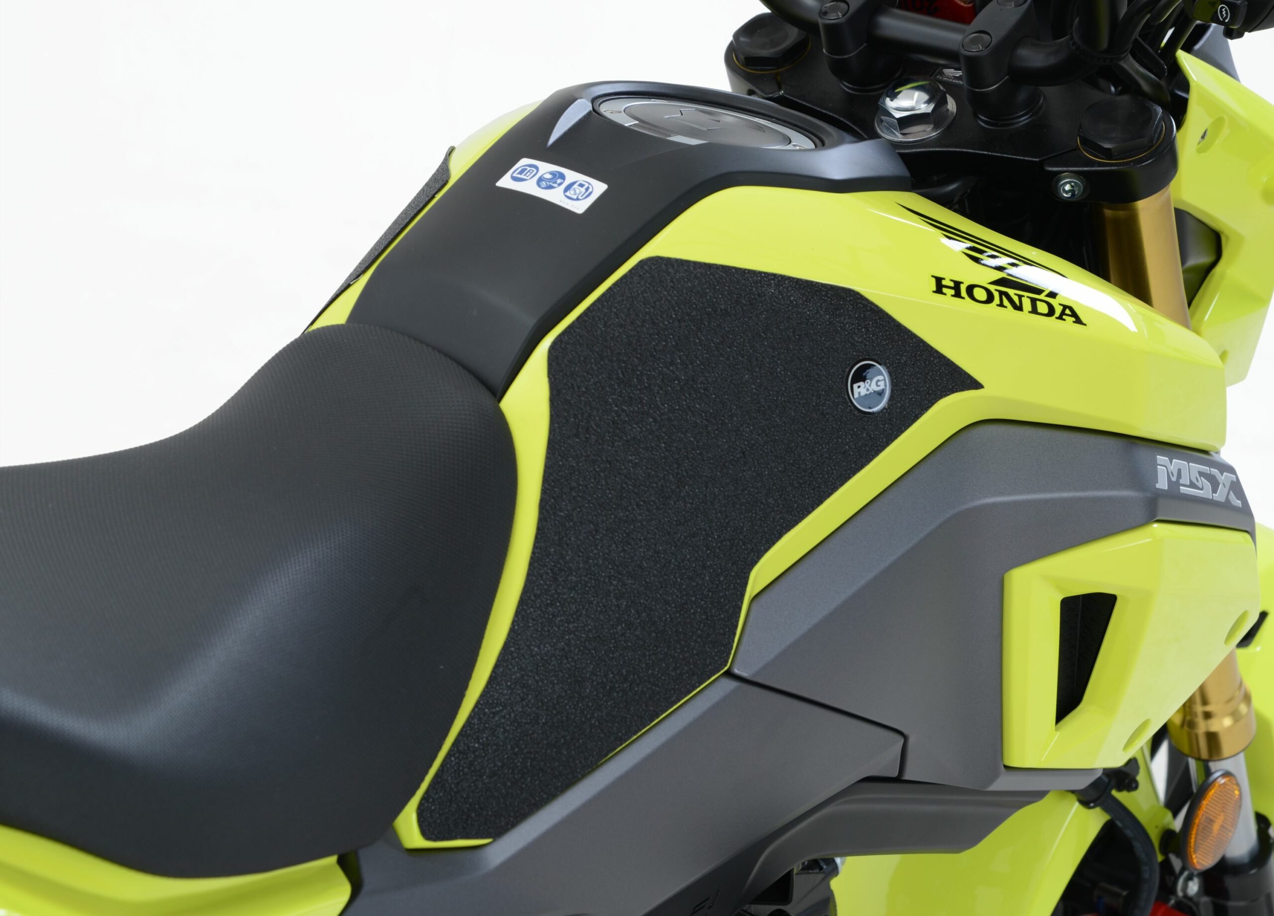 Honda MSX125 (GROM 125) 2016-2020 R&G Tank Traction Grips EZRG332BL