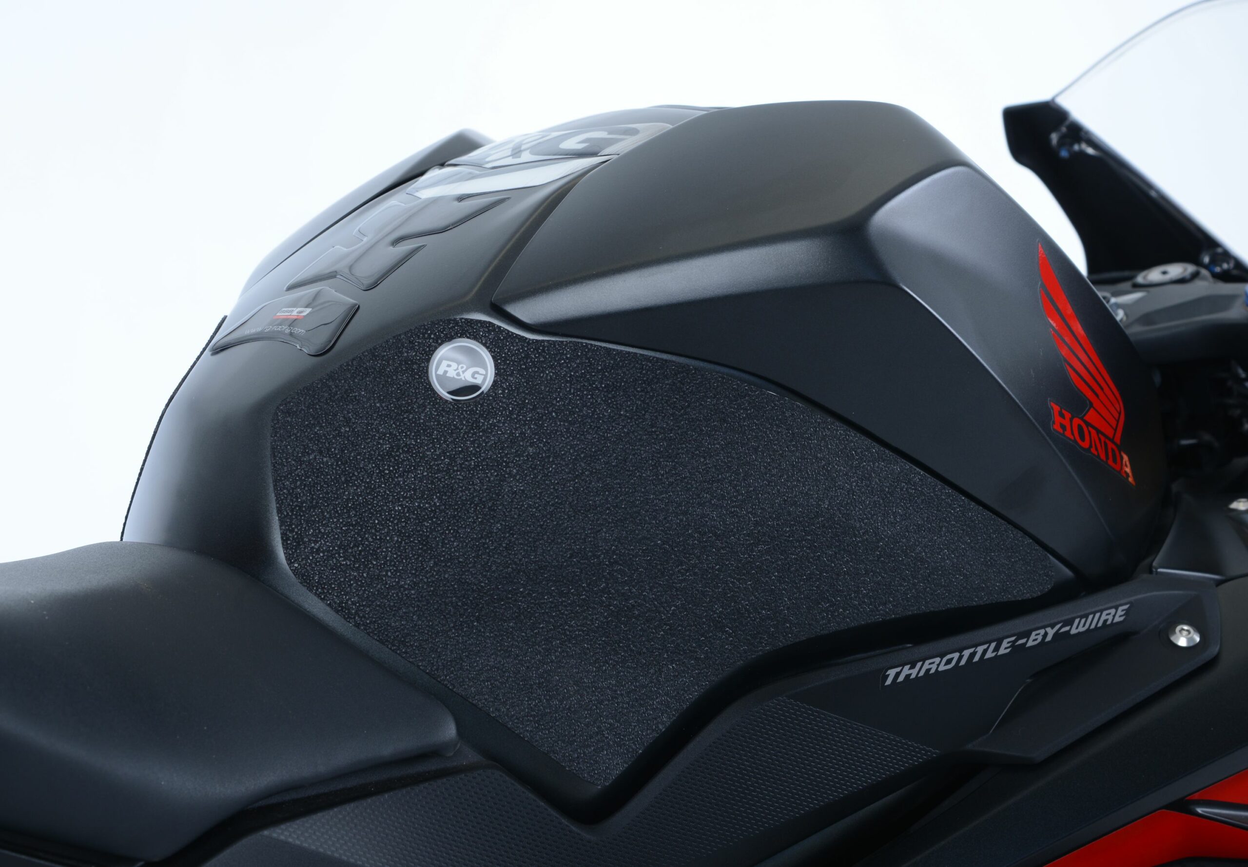 Honda CBR250RR 2017-2020 R&G Tank Traction Grips EZRG335BL