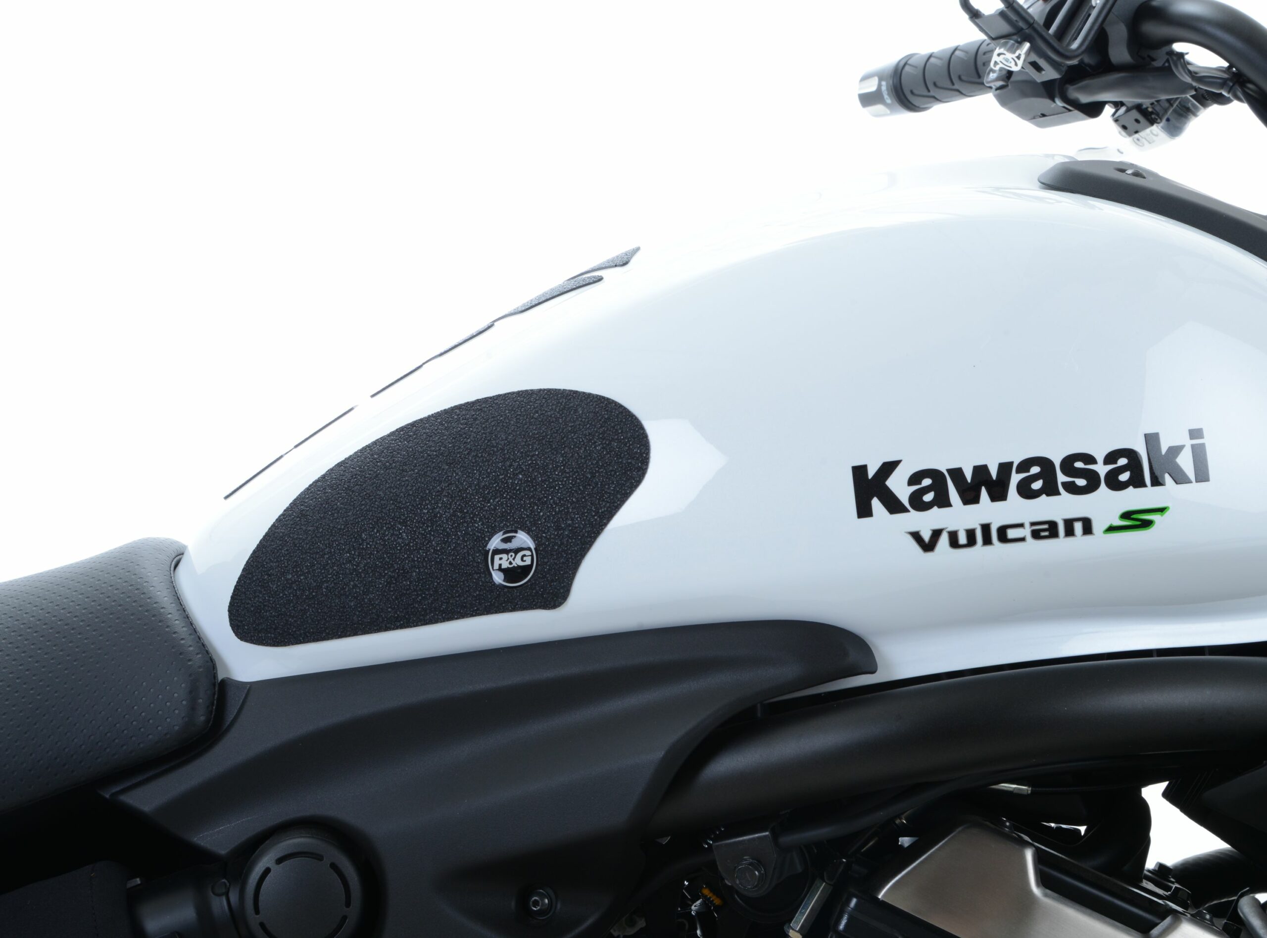 Kawasaki Vulcan S 2015-2023 R&G Tank Traction Grips EZRG424BL