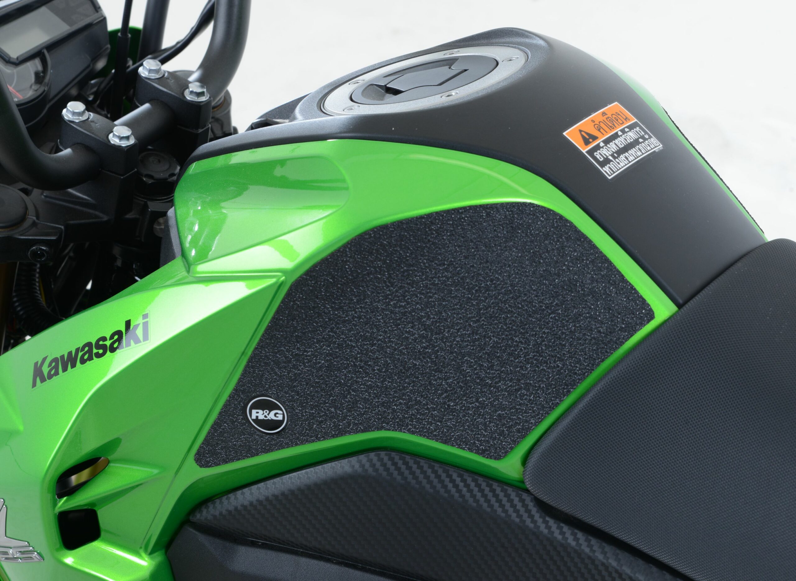 Kawasaki Z125 2016-2018 R&G Tank Traction Grips EZRG427BL