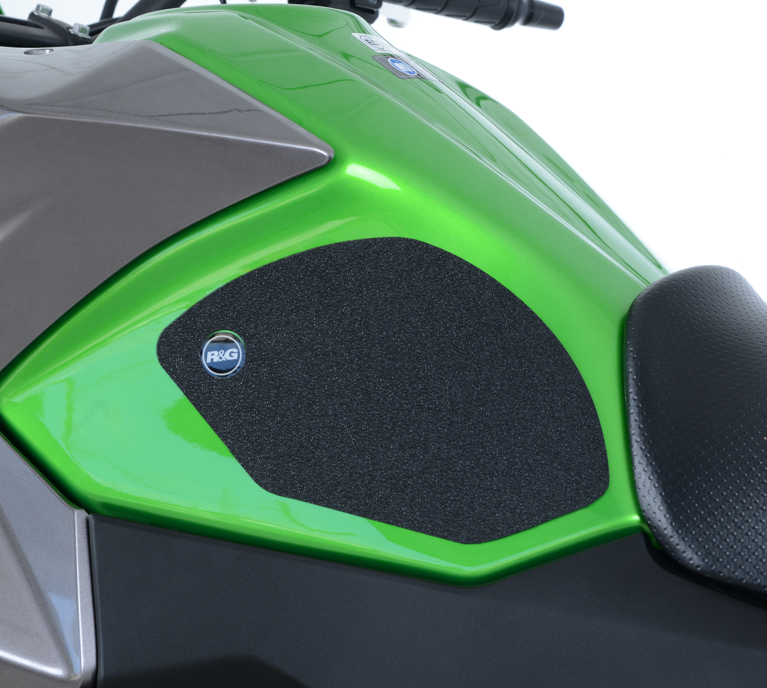 Kawasaki Versys-X 250 2017-2019 R&G Tank Traction Grips EZRG431BL