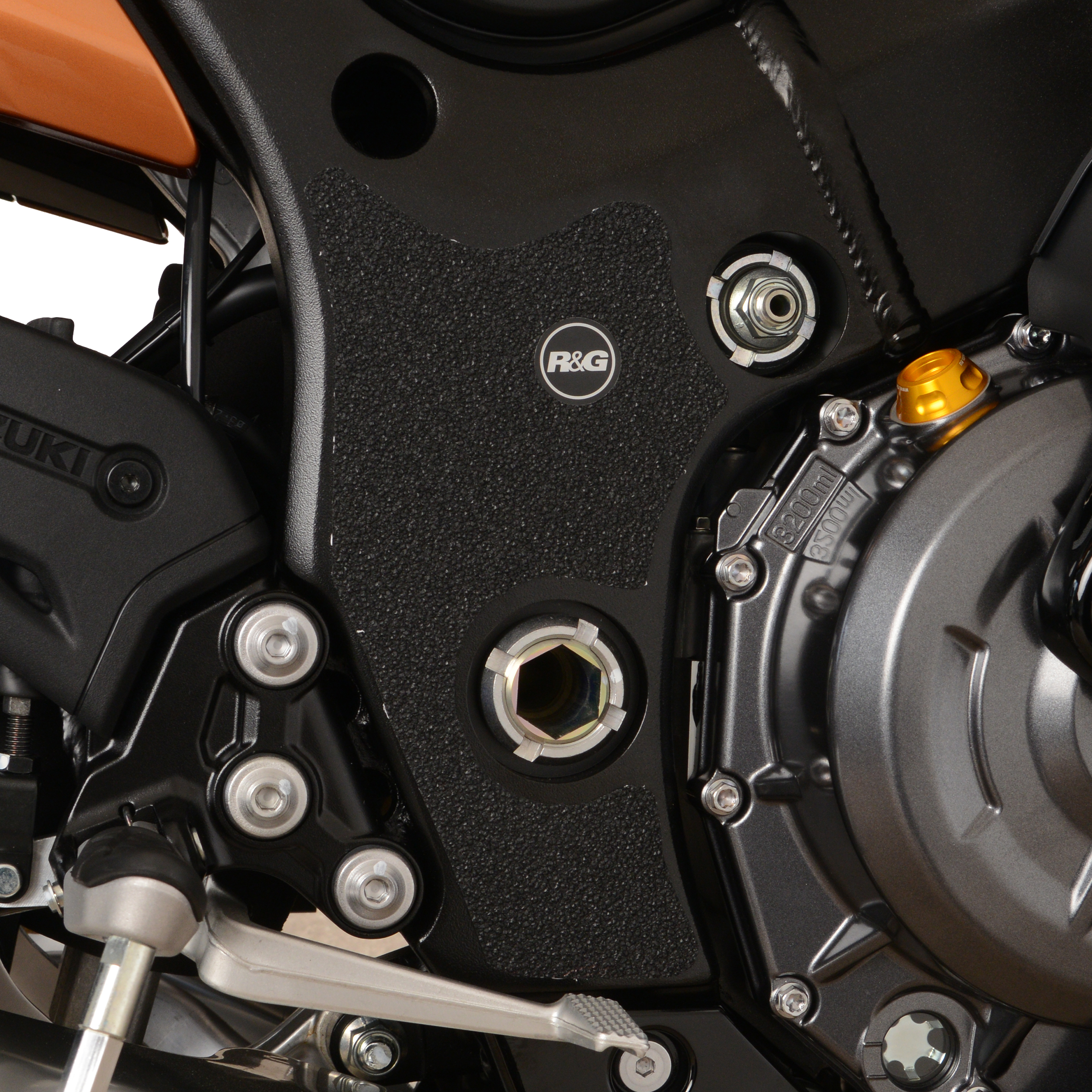 Suzuki SV650 FullFaired 1999-2000 R&G Tank Traction Grips EZRG714BL
