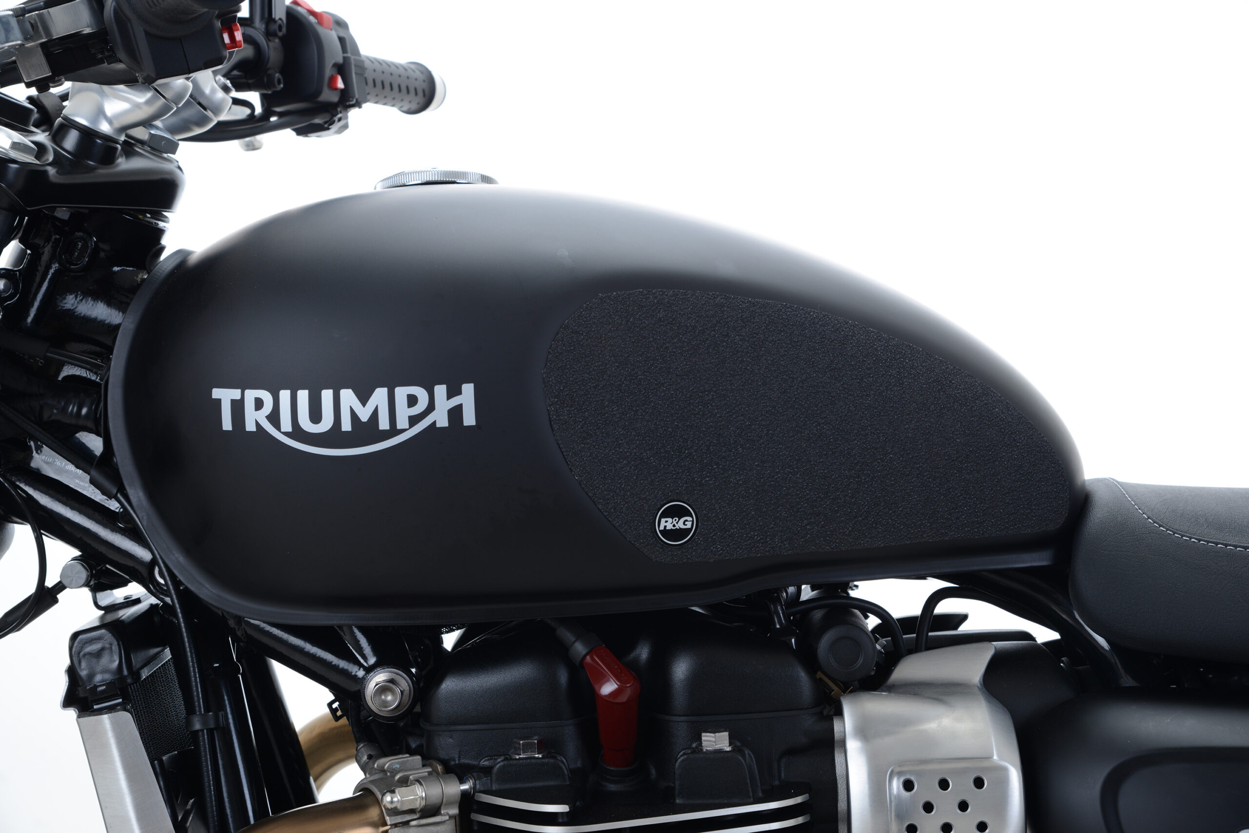 Triumph Street Cup 2017-2018 R&G Tank Traction Grips EZRG811BL
