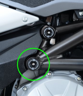 MV Agusta F3 800 2013-2023 R&G Frame Plug FI0077BK