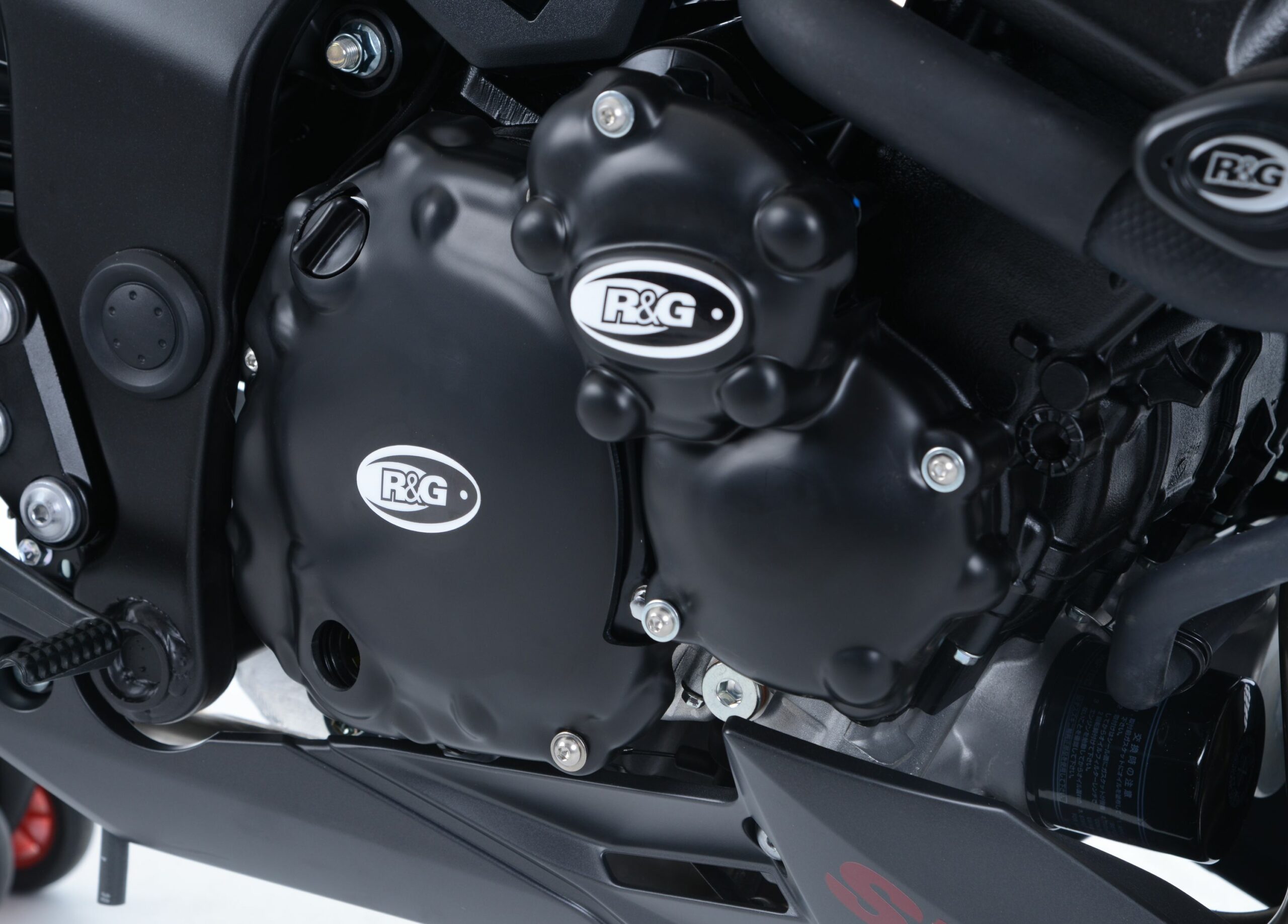 Suzuki GSX-S 750 2017-2021 R&G Engine Case Covers Kits KEC0102BK