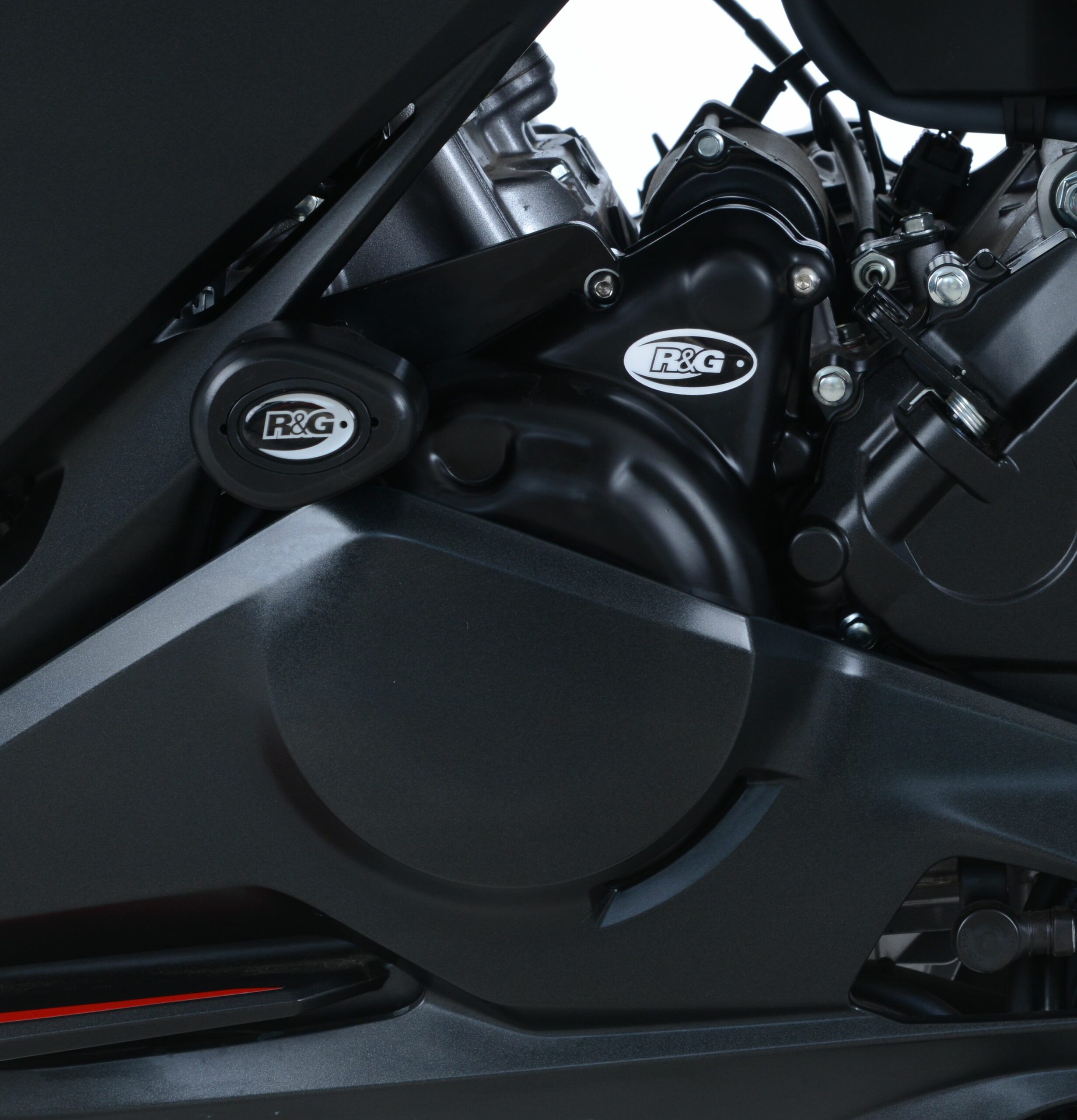 Honda CBR250RR 2017-2020 R&G Engine Case Covers Kits KEC0105BK