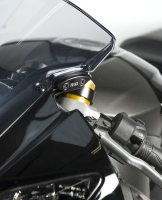 Yamaha YZF-R6 2006-2016 R&G Mirror Blanking Plates MBP0005BK