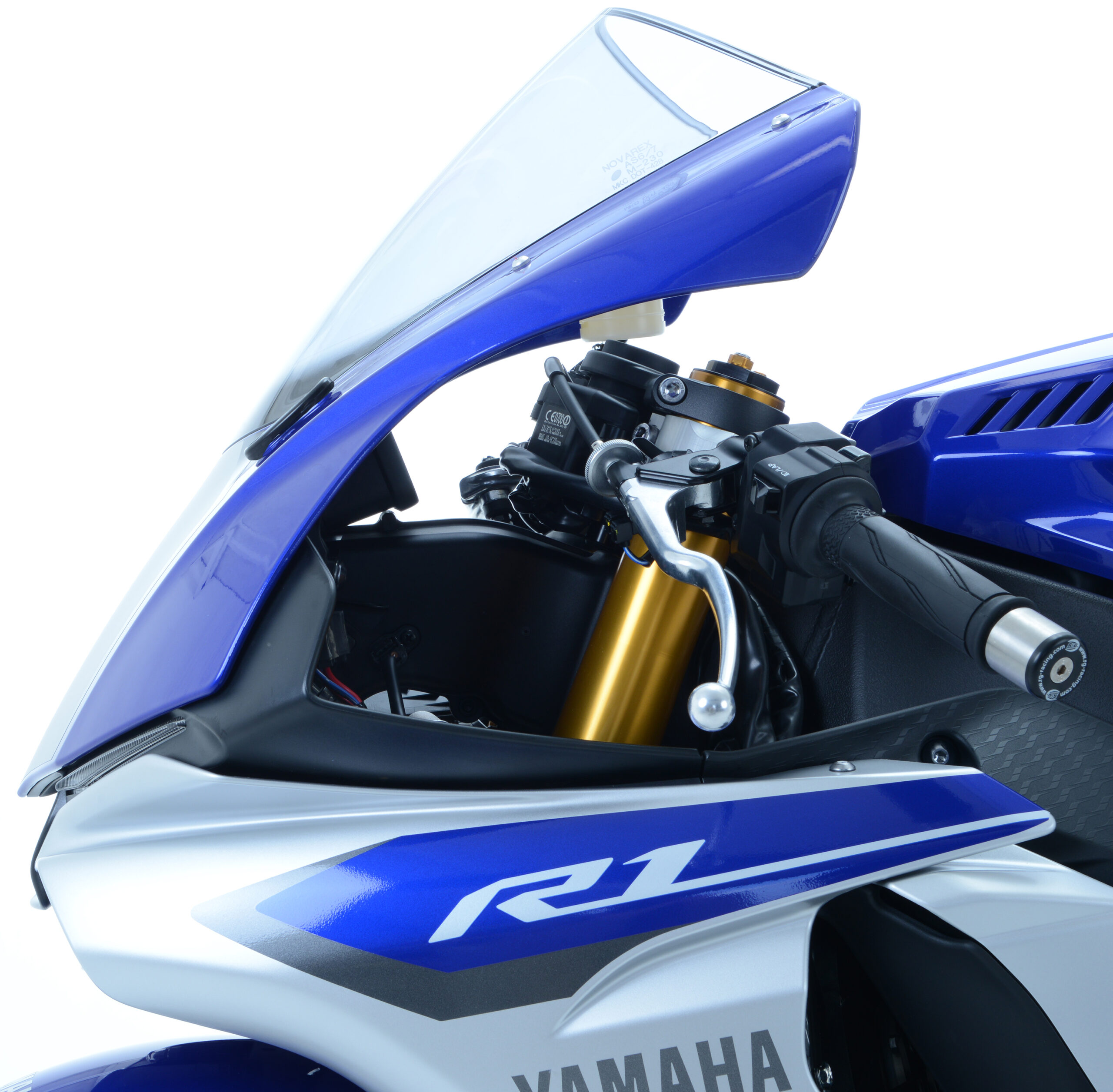 Yamaha YZF-R1 2015-2019 R&G Mirror Blanking Plates MBP0021BK