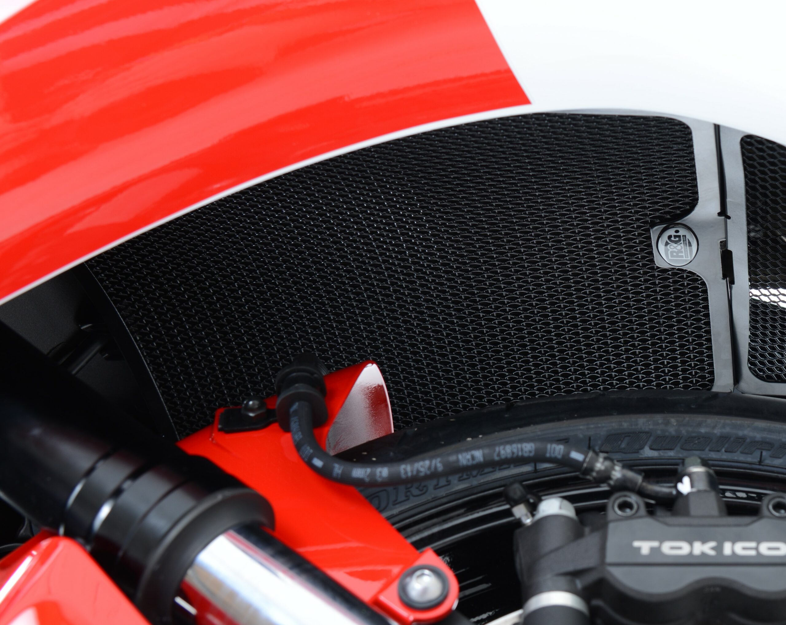 Honda CBR1000RR Fireblade 2008-2016 R&G Radiator Guard (Aluminium) RAD0065BK