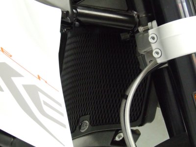 KTM 990R Super Duke 2012 R&G Radiator Guard (Aluminium) RAD0085BK