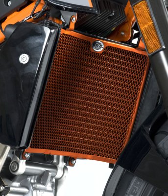 KTM 690 Duke R 2013-2018 R&G Radiator Guard (Aluminium) RAD0127BK