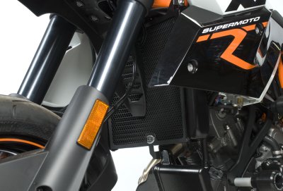 KTM 990 SMR 2012-2014 R&G Radiator Guard (Aluminium) RAD0128BK