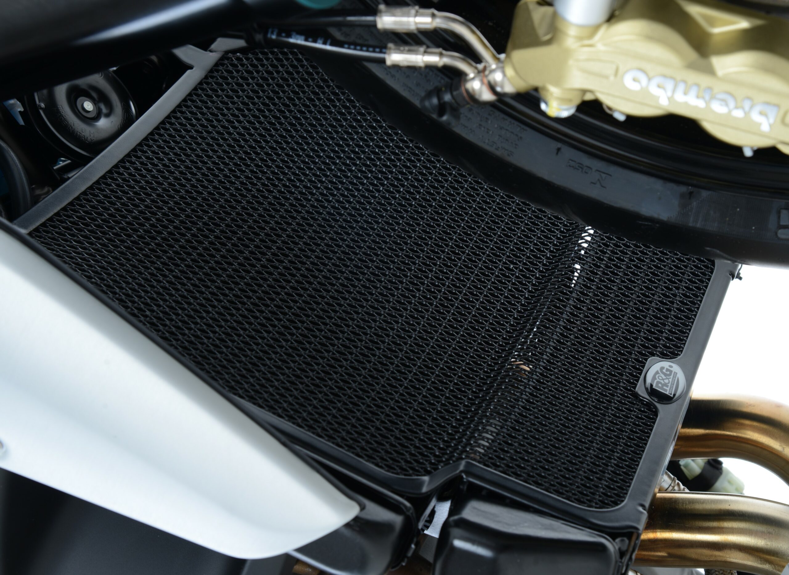 MV Agusta Dragster 800 2014-2018 R&G Radiator Guard (Aluminium) RAD0175BK
