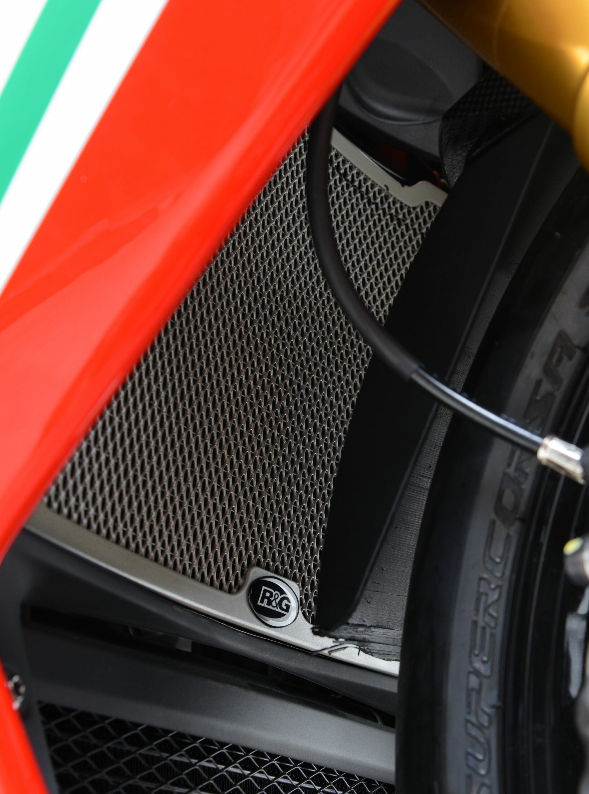 MV Agusta F4 RC 2015-2018 R&G Radiator Guard (Aluminium) RAD0199BK