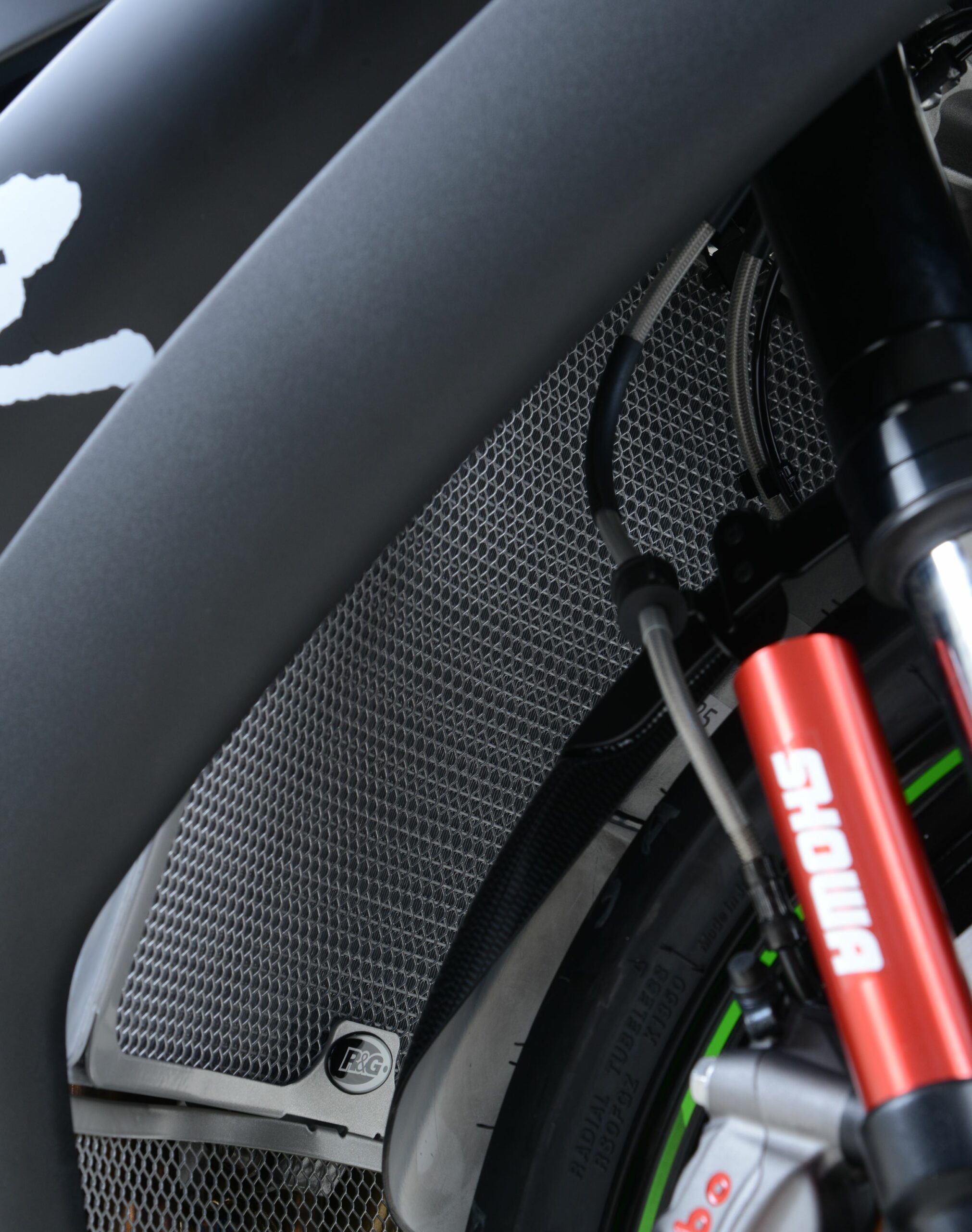 Kawasaki ZX10-R 2008-2020 R&G Radiator Guard (Aluminium) RAD0200TI